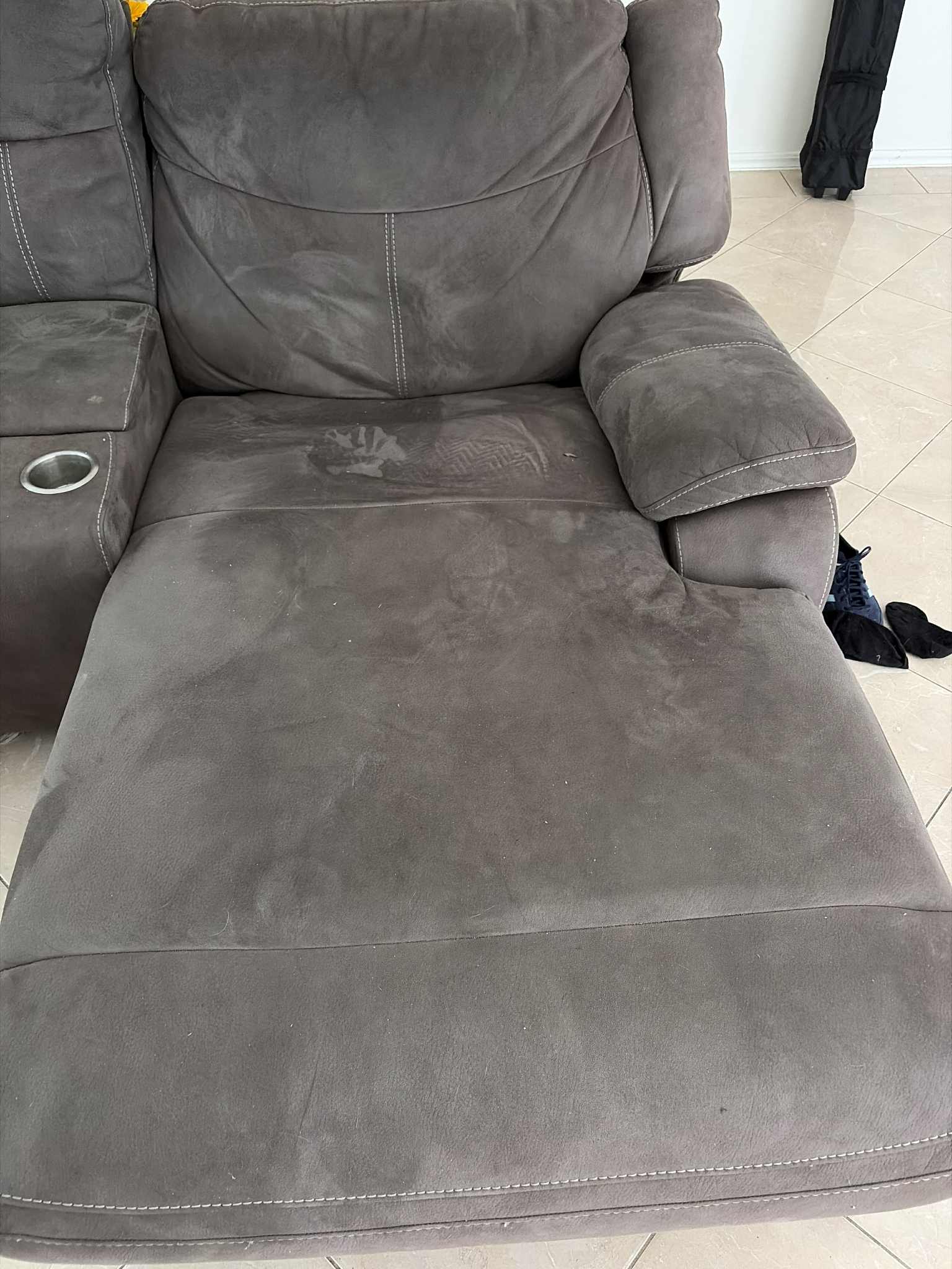Sofa Cleaning before cleaning
